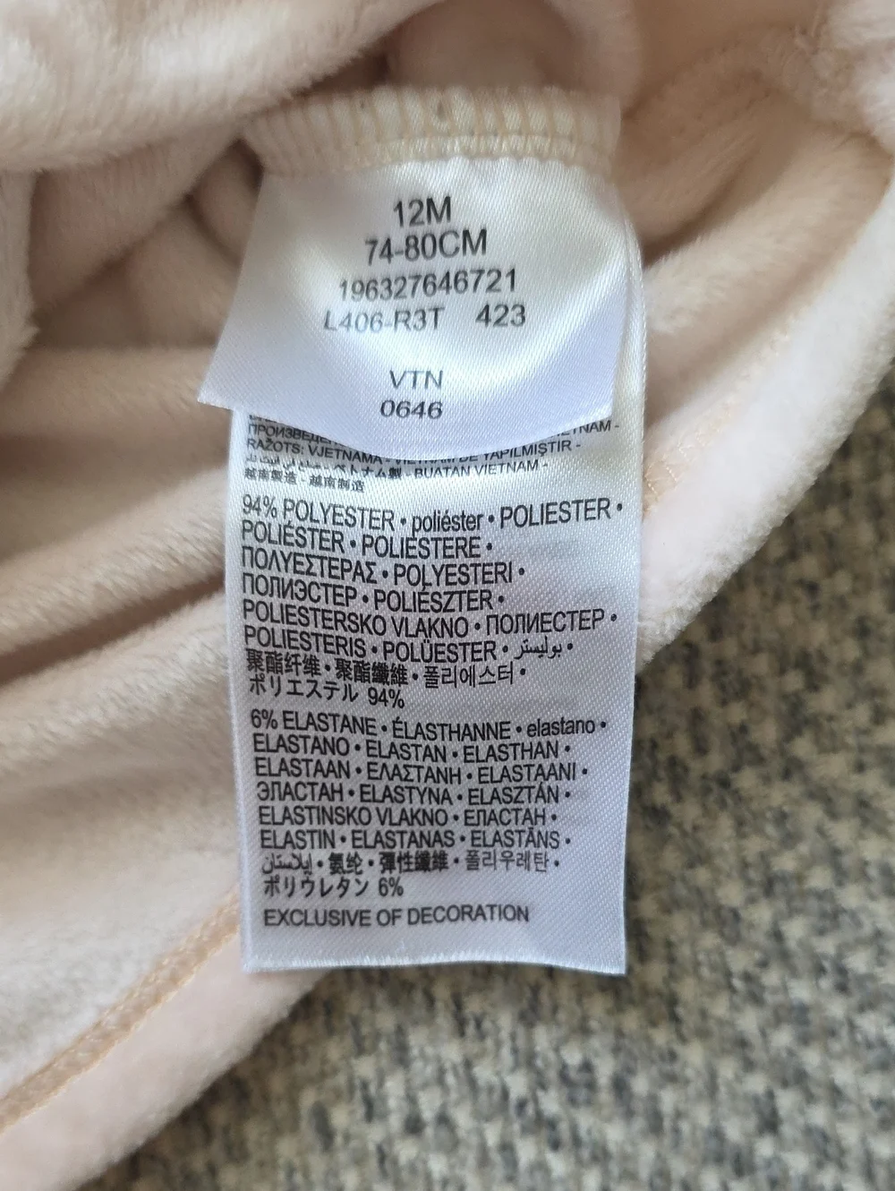 Baby Nike Hoodie with Pink Swoosh